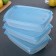A set of food containers "Trio", 3 pcs, 1.3 l, color mix