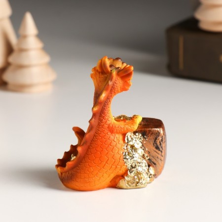 Souvenir Polystone "Dragon with gold reserves" MIX 5.4x3.2x6 cm-3