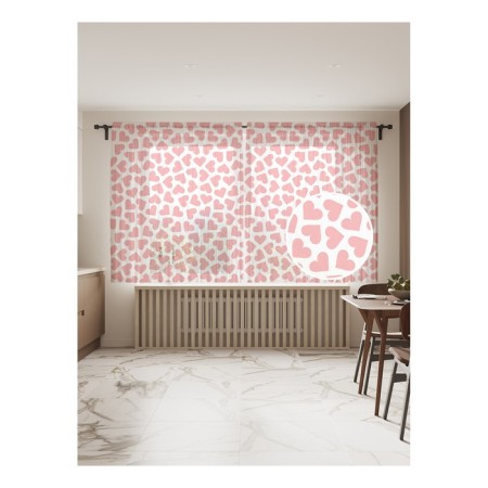 Photo "Pink Heart", size 145x180 cm, 2 pcs