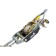 Manual winch Kraft KT705009, with a double ratchet mechanism, 4 tons, 3 m, 3 hooks