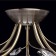 Celestial chandelier "Tenderness", 5x60W E14, ancient bronze 62x62x22 cm