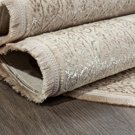 Oval carpet Valentis mikonos, size 160x230 cm, color Cream/kahve-3