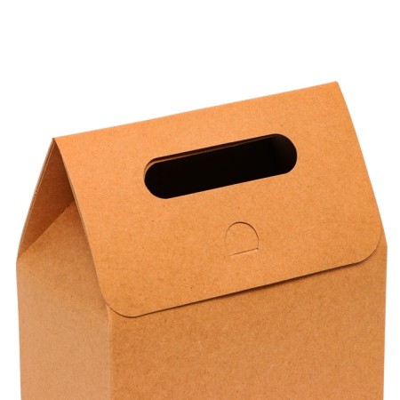 Box-pack with handle, craft, 27 x 16 x 9 cm-3