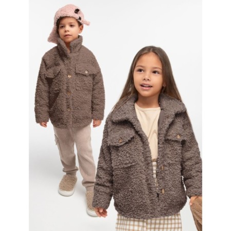 Children's jacket Amarobaby Lama, height 122 cm, chocolate color-12