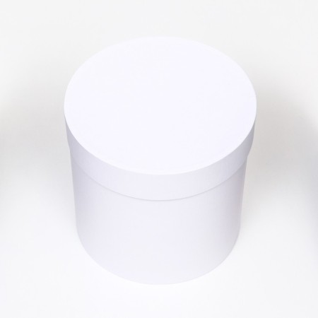 Hat box white, 18 x 18 cm-2