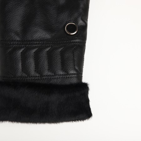 Gloves husband 26.5*1*11 cm, leather claim, insulation claims, ap, prayer, (h), black-1