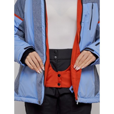 Ski jacket female, size 60, purple color-8