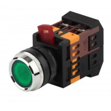 BBT30-BLFS-K06E ABLFS-22 Era button Green D22mm Neon 240V 1Z+1R
