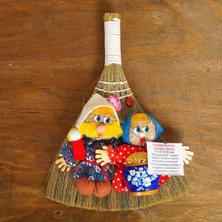 Brumber amulet, married couple, mix 25x25x2 cm-6