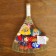 Brumber amulet, married couple, mix 25x25x2 cm