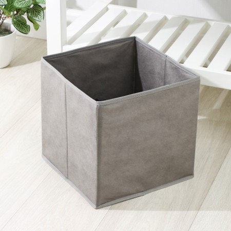 Storage box, 28 × 28 × 28 cm, gray color-1