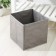 Storage box, 28 × 28 × 28 cm, gray color
