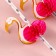 Flamingo cocktail tubes, spiral, 6 pieces in a set