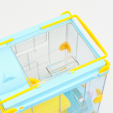 The cage for rodents "Pigzon", 31 x 24 x 46 cm, blue-3