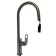 Kitchen mixer Zein Z3785, single -leaf, exhaust surplus, aerator of 2 modes, graphite