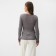 Women's longliva KAFTAN: Basic Line color is gray-violet, size 40-42