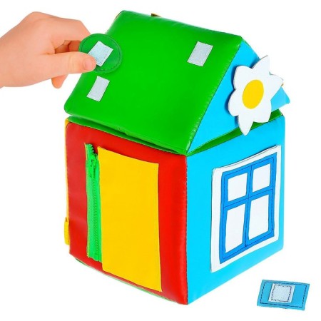 Soft module Tactile "Baby House", according to the Montessori Methodology-4