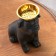 Standing for incense powder and cones "POPS", black, 13.3x7.3 cm