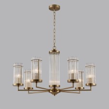 Люстра Lumion. Ellow, 7х40Вт, E14, 660-880х720х720 мм, цвет латунь