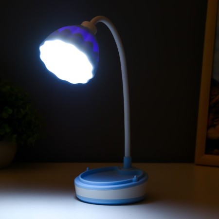 Linei table lamp LED 2W USB AKB Blue 10.5x10.5x37 cm Risalux-3