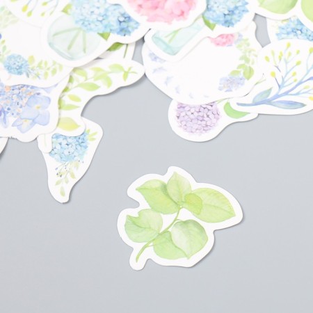 Stickers for the creativity of "hydrangea" set 46 pcs 4.4x4.4x1.1 cm-1