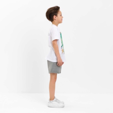 T -shirt Children's KAFTAN "Dinosaur", p. 30 (98-104 cm), white-1