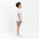 T -shirt Children's KAFTAN "Dinosaur", p. 30 (98-104 cm), white