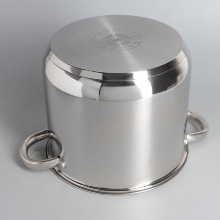 Magistro Grande stainless steel pan, 7.1 l, with a lid, capsule, induction-3