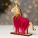 New Year's decor "Unicorn with a bell" 14 × 4 × 16 cm, fuchsia