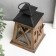 Summary tree on 1 candle "Lantern Trapezius" Brown 20.5x12.5x12.5 cm