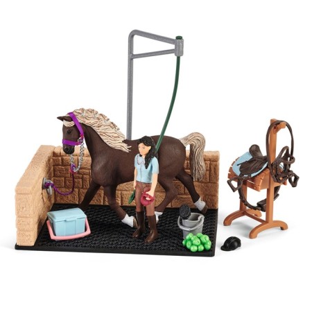 SCHLEICH Set "Moika for horses with Emily and Moon"