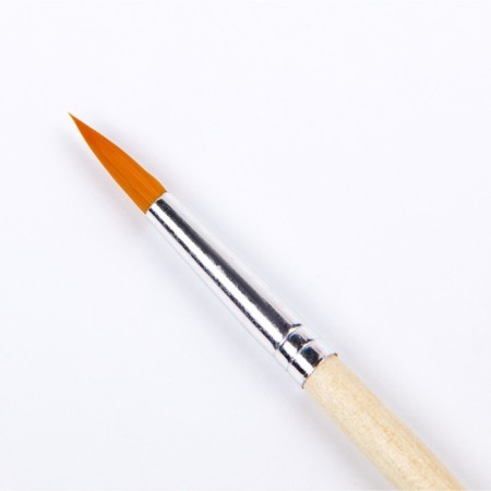 Set of brushes nylon 12 pieces: No. 1, 2, 3, 4, 5, 6, 7, 8, 9, 10, 11, 12, round-1