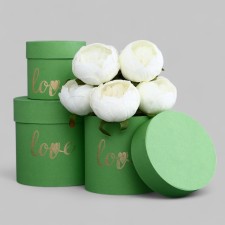 Set of hats Love 3 in 1 green apple, 15 x 16 - 10.5 x 11 cm