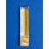 Set of candles for the cake "Stars", 12 pcs. Gold and white