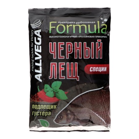 Bait Allvega Formula Black Bream Spice, Black Lesh Spices, 900gr