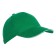 Unisex baseball cap, size 56-58, green color