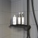 Shower system IDDIS RAY, with the upper watering can, black matte