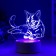 Light "cat" Led RGB from the network