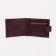 Women's wallet on the button, burgundy color