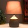 Asti table lamp E14 40W white 18x18x27 cm Risalux