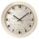 Hot Drink, silent, D-29 cm, rim beige wall clocks for the kitchen
