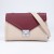 Beige/burgundy