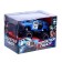 Radio -controlled jeep "Police", works from batteries, blue color