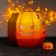 Candle "Pumpkin", on a cardboard basis
