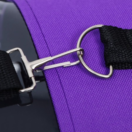 Bag-carrier with a window "Panoramic", 40 x 25 x 27 cm, purple-5