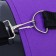 Bag-carrier with a window "Panoramic", 40 x 25 x 27 cm, purple