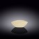 Ovalnaya salad Wilmax England Sand Stone, size 13x10x6 cm, sandy color
