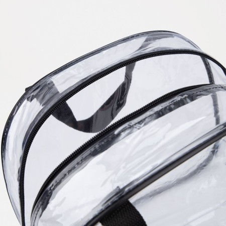 Lightning cosmetic bag, transparent/black color-4