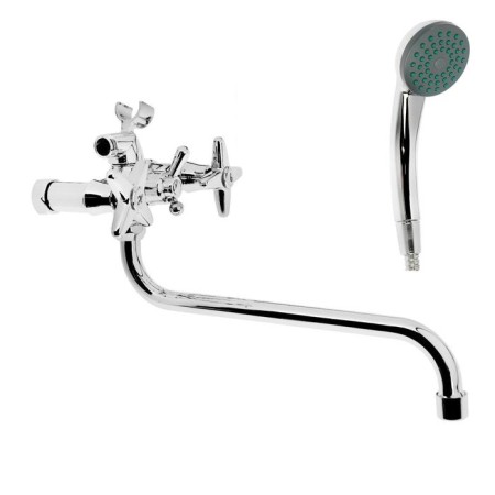 Accoona A7381 bathtub, two -wound, brass, chrome