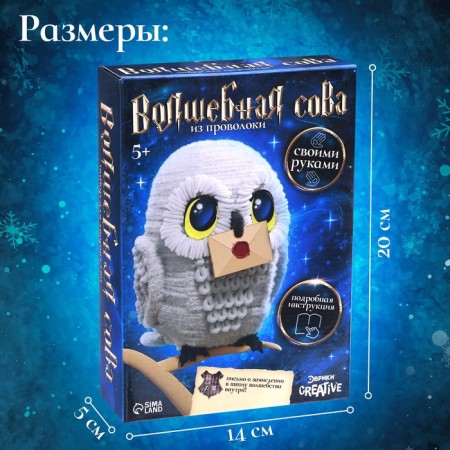 Set for creativity "Magic Owl", from wire-2
